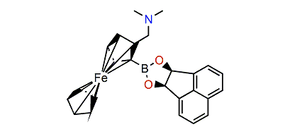 cis-Acenaphthene-1,2-diol 2-(N,N-dimethylaminomethyl)-ferroceneboronate